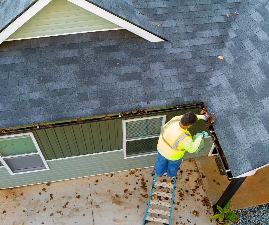 Gutter cleaning services by Aqua Painting prevent damages to your home