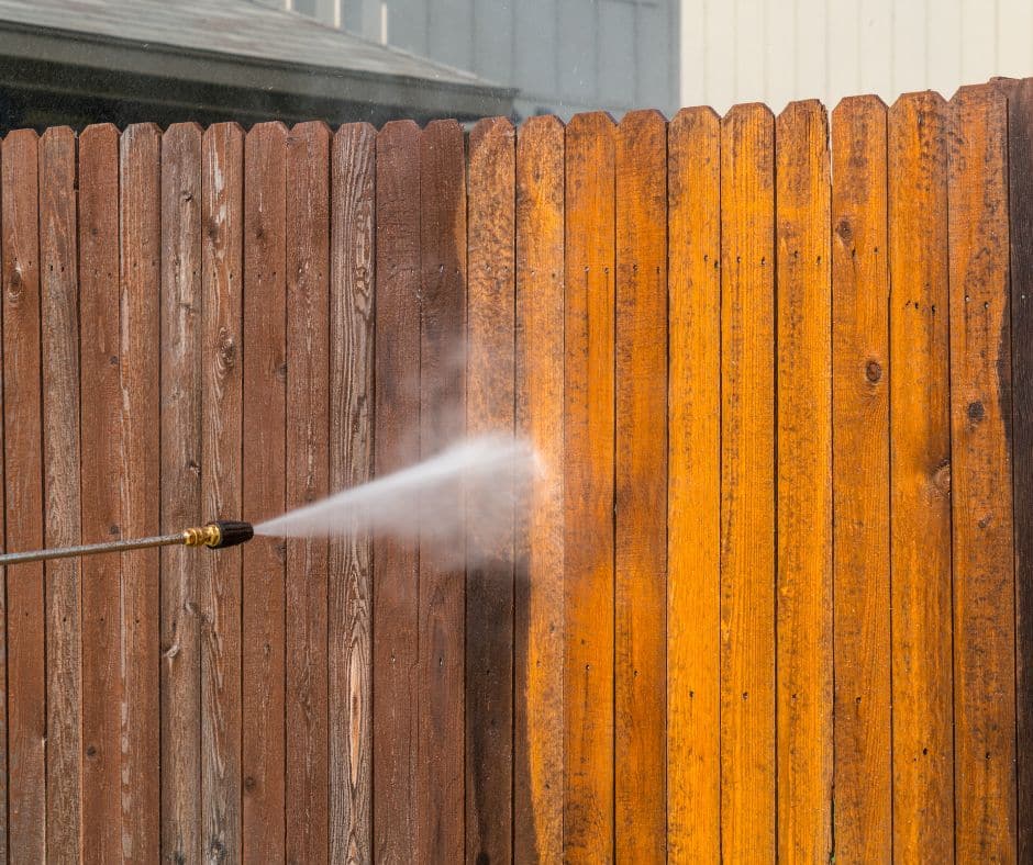 Power washing helps preserve your wooden fences and decks.